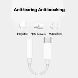 For iOS to 3.5MM Aux Jack Audio Adapter For iPhone 16 15 14 13 12 X Pro Max iPad USB Type C Headphone Adapter For Samsung Galaxy