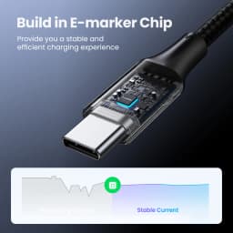UGREEN 100W USB Type C To USB C Cable For iPhone 17 16 MacBook iPad Samsung Poco PD Fast Charging Charger Cord 5A E-Marker Chip