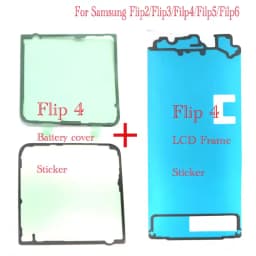 For Samsung Galaxy Z Flip 2 3 4 5 6 Rear Battery Back Cover Housing Waterproof Seal Sticker Adhesive Glue Tape