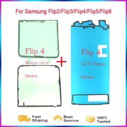 For Samsung Galaxy Z Flip 2 3 4 5 6 Rear Battery Back Cover Housing Waterproof Seal Sticker Adhesive Glue Tape