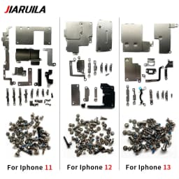 Complete Full Screw Set Metal Internal Bracket Replacement Parts Shield Plate Cover For IPhone 11 12 13 14 Pro Max Mini 14 Plus