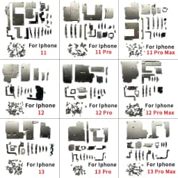 Complete Full Screw Set Metal Internal Bracket Replacement Parts Shield Plate Cover For IPhone 11 12 13 14 Pro Max Mini 14 Plus