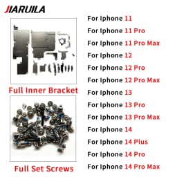 Complete Full Screw Set Metal Internal Bracket Replacement Parts Shield Plate Cover For IPhone 11 12 13 14 Pro Max Mini 14 Plus