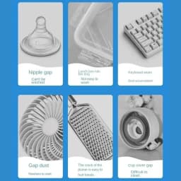 Multi-functional Flexible Mobile Phone Clean Fine Dust Cup Lid Card Slot Earphone Cleaning Brush For Headset Keyboard Cup Cover