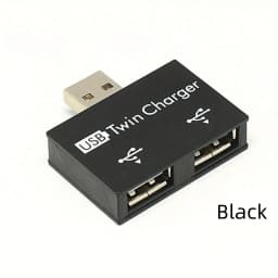 USB2.0 Splitter 1 Male To 2 Ports Female USB Hub Adapter Converter For Huawei Xiaomi Macbook Phone Laptop Charging Accessories