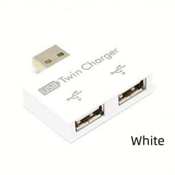 USB2.0 Splitter 1 Male To 2 Ports Female USB Hub Adapter Converter For Huawei Xiaomi Macbook Phone Laptop Charging Accessories