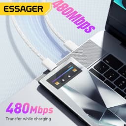 Essager 60W USB Type C to Type C Cable For iphone 16 15 14 Pro Xiaomi Huawei Fast Charging USB C Cable For Samsung Fast Cable