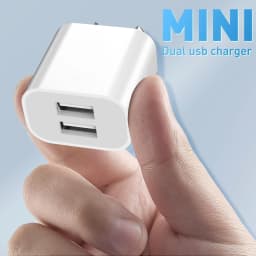 1/5Pcs Universal Travel 5V 2A Dual Port USB Wall Home Charger Power Adapter AU Phone Charging Head Australian Standard Plug