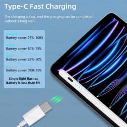 For Apple Colorful Pencil for iPad 2022 2021 2020 2019 2018 Pro Air Mini Specific Stylus Shockproof Precise Smooth Accessories