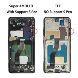 6.8" Super AMOLED For Samsung  S21 Ultra 5G G998 G998U Display Touch Screen Digitizer For Samsung S21Ultra G998B LCD