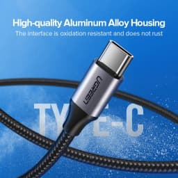 Ugreen USB A to Type C Cable 0.25m 0.5m 1m 2m 3m Braided For Apple iPhone 15 Android Mobile phone USB C charging data Carplay QC