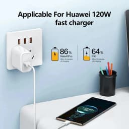 NNBILI 5Pcs Type C Super Fast Charge Data Cable 120W Quick Charger Cable for Samsung Xiaomi Huawei USB C Mobile Phone Data Cord