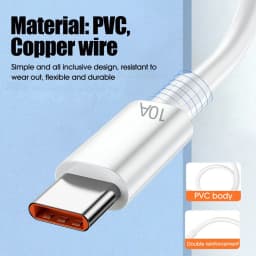NNBILI 5Pcs Type C Super Fast Charge Data Cable 120W Quick Charger Cable for Samsung Xiaomi Huawei USB C Mobile Phone Data Cord