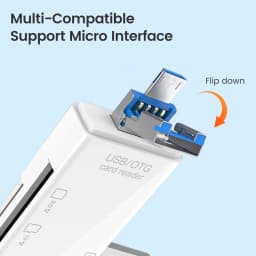 NNBILI OTG SD TF Type C Micro SD Card Reader Type C to USB OTG Adapter 6 in 1 USB 2.0 TF Card USB Flash Drive Type C Card Reader