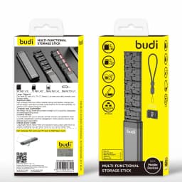 BUDI Multi-functional Cable Stick Adapter Portable Card Storage Data Cable Usb Box Universal Phone Accessories
