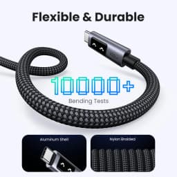 UGREEN UNO PD100W Fast Charge USB C Cable for iPhone 17 16 15 Type C to Type C Data Cord for Samsung Xiaomi MacBook Charge Cable