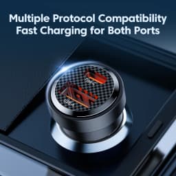 Toocki 33W Car Charger Quick Charge PD 3.0 SCP 5A USB Type C Car Phone Charge Fast Charging For iPhone 14 13 Xiaomi Samsung S23