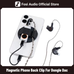 Mobile Phone Magnetic Back Clip Magnetic Dac holder For DS3/DS2 Dongle DAC/Wired IEM Earphones