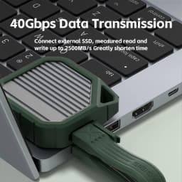 Hagibis USB 4 Cable Portable Keychain Short USB C to Type C Cable 240W 40Gbps for Thunderbolt 3/4 iPhone 17 Pro SSD Power Bank