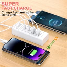 15W USB Charger Multi Ports Fast Charging Type C Phone Charger For iPhone 15 Samsung Xiaomi Quick Charge EU/US Plug Wall Charger