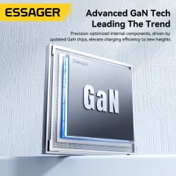 Essager Ultra Thin 65W GaN Travel Charger Quick Charge 4.0 PD3.0 PPS Portable Type C Charger For iPhone Samsung Macbook Laptop