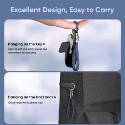USB-C 240W Mobile Phone Fast Data Cable Type-C to Type-C Keychain Anti Loss Hanging Rope Short Line Laptop Tablet Charging Cable