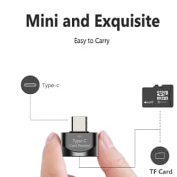 Portable USB 3.0 Type C Card Reader USB-C TF Micro SD OTG Adapter Type-C Memory Card Reader For Samsung Macbook Huawei LeTV