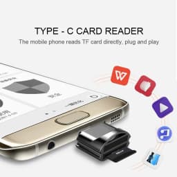 Portable USB 3.0 Type C Card Reader USB-C TF Micro SD OTG Adapter Type-C Memory Card Reader For Samsung Macbook Huawei LeTV