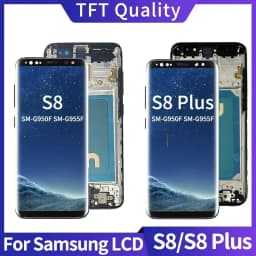 TFT Quality For Samsung S8 G950 Lcd Display Digital Touch Screen with Frame Assembly For Samsung S8+ S8 Plus G955 Display