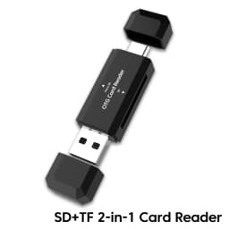 2 in 1 USB 2.0 Type C SD TF Card Reader High Speed Card Reader for PC Laptop Accessories Smart Memory Cardreader SD Card Adapter