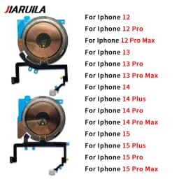 NEW Power Volume Flash Light NFC Wireless Charging Flex Cable For iPhone 12 13 mini 14 Pro Max 15 Plus Phone Repair Parts