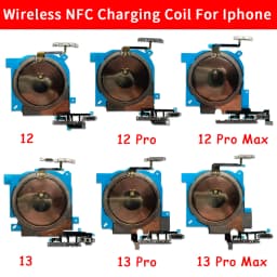 NEW Power Volume Flash Light NFC Wireless Charging Flex Cable For iPhone 12 13 mini 14 Pro Max 15 Plus Phone Repair Parts