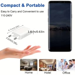 Universal 5V 1A USB Wall Travel Charger Head Power Adapter Portable EU Plug Charging For Mobile Phone MP3 7 8 Xs