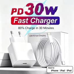 Original 30W Fast Charge Type C Charger For Apple iPhone 17 16 15 14 13 12 11 Pro Max Samsung Xiaomi Quick Charging Charge Cable