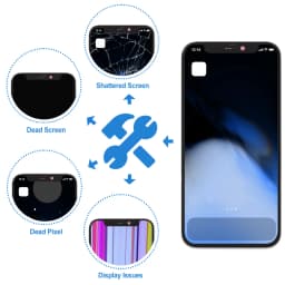 AMOLED For iPhone 12 MINI Display LCD Touch Screen Digitizer Replacement Support Face ID For A2399 A2176 A2398 A2400 A2399