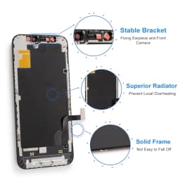 AMOLED For iPhone 12 MINI Display LCD Touch Screen Digitizer Replacement Support Face ID For A2399 A2176 A2398 A2400 A2399