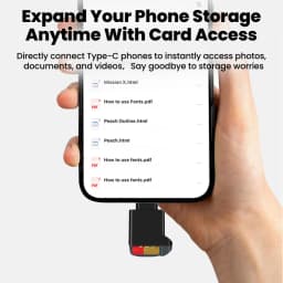 Type C 3.0 to TF Card Mini Reader External Storage Memory Card Adapter Suitable for IPhone15 16 17 Samsung 3.0 2.0 TF Cardreader