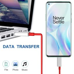 65W 80W SuperVOOC Fast Charge Cable For OnePlus 10 Pro 11 12 13 Nord 2T 3 4 5 CE 2 USB To USB-C Dual Type C PD Line 1m 1.5m 2m