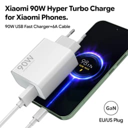 Xiaomi 90W Charger Original Hypercharge Combo Fast Charging Cable Type C for Xiaomi 15T Pro 15 17 Ultra 14 13 Ultra POCO X7 Pro