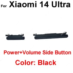 For Xiaomi 14 14T Pro Ultra On Off Power Volume Side Button Power Control Side Button Switch Replacement Repair Parts