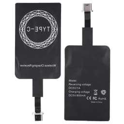 Wireless Charging Receiver Type C Fast Wire Less Charger Self Adhesive Sticker Charging Receiver for Mobile Phone Android Device
