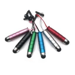 10Pcs Mini Fine Point Stylus Universal Capacitive Screen Touch Pen Stylus for IPhone Smart Laptop Tablets Pens with Dust Plugs