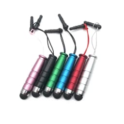 10Pcs Mini Fine Point Stylus Universal Capacitive Screen Touch Pen Stylus for IPhone Smart Laptop Tablets Pens with Dust Plugs