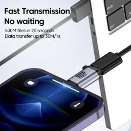 Type C Female to Mini USB Male Adapter Micro USB to USB C Adapter 480Mbps Data Transfer Fast Charging Converter for Phone