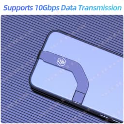 USB3.2 60W Elbow Type C Male to Female Cable FPC Flexible Cable for Apple Android Tablet Charging Data Sync Type C Connector