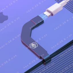 USB3.2 60W Elbow Type C Male to Female Cable FPC Flexible Cable for Apple Android Tablet Charging Data Sync Type C Connector