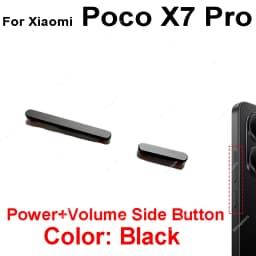 For Xiaomi Poco x7 Poco x7 f7 Pro On Off Power Volume Side Button Volume Power On Off Key Side Button Flex Cable Repair Parts