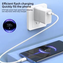 US 67W Ultra Fast Wall Charger For Xiaomi 12 13 14 15 17 Redmi Note 11 12T 13 POCO X5 X6 Pro 6A Type C Quick Charging USB Cable