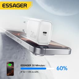 Essager Mini 20W USB Type C Charger PD Fast Charging for iPhone 16 15 14 Pro Quick Charge 3.0 Mobile Phone Charger for Samsung