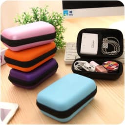 Earphone Storage Bag Portable Data Cable Organizer Bag Multifunctional Digital Gadgets Case For Charger U Disk Protective Cover